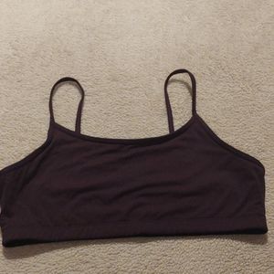 Fabletics XXL low impact sports bra purple